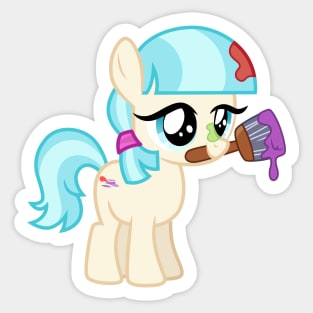 Painter Filly Pommel Sticker